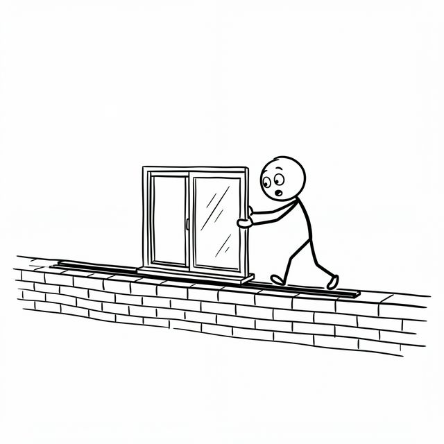 Sliding Window Line Drawing