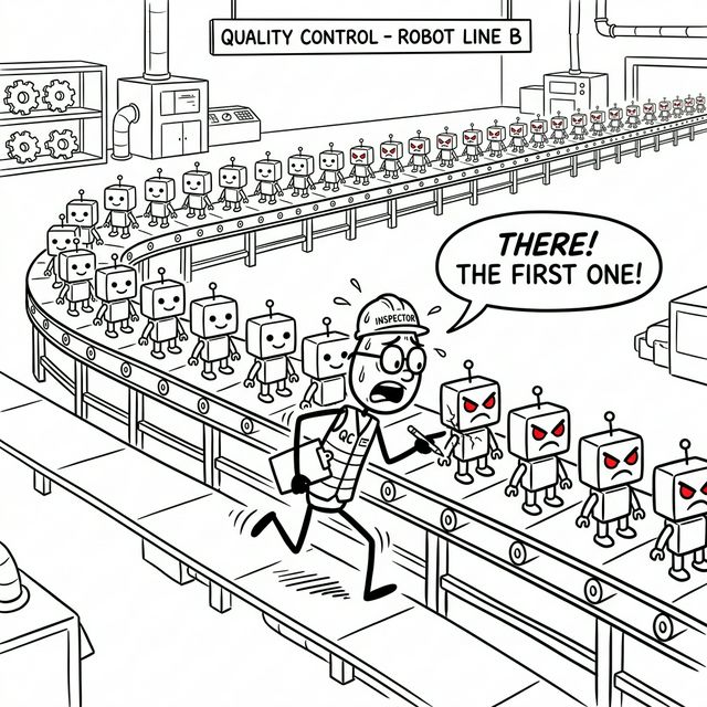 Hero Image for First Bad Version — Coding Interview Walkthrough